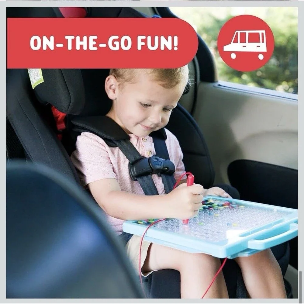 Magnetic Dot Art Chuckle & Roar Ages 3+ Mess Free Travel Creative Learn Kid Play